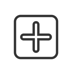 Obraz premium Plus Icon Vector Illustration