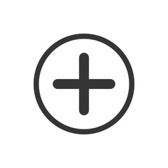 Plus Icon Vector Illustration