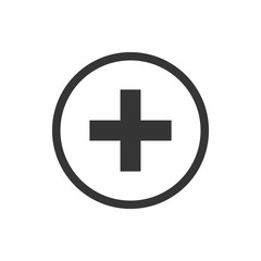 Plus Icon Vector Illustration