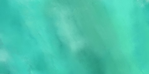abstract art painting with medium aqua marine, aqua marine and sea green color and space for text. can be used as wallpaper or texture graphic element