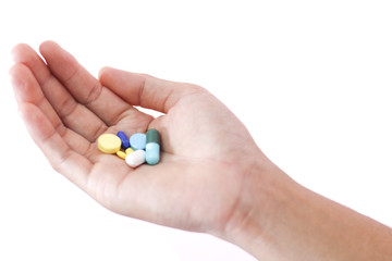 Medicine in hand