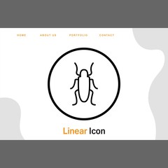Cockroach Icon For Your Design,websites and projects.