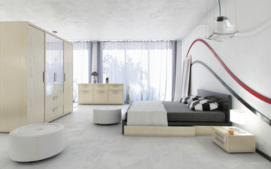 Modern bedroom