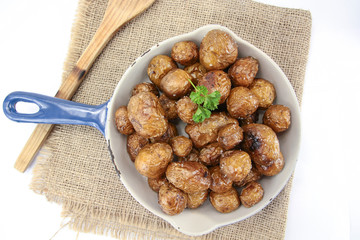 roasted potatoes roasted with salt of guerande
