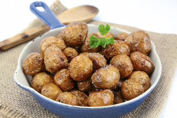 roasted potatoes roasted with salt of guerande