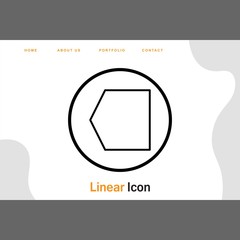 Geometric Shape Icon For Your Design,websites and projects.