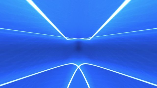Abstract Cyberspace Animation Background, Loop, 4k