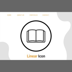Book Icon For Your Design,websites and projects.