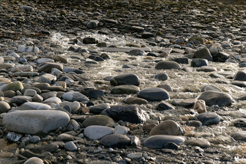 stream over stones