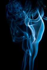 Obraz premium Smoke flowers colorful for background