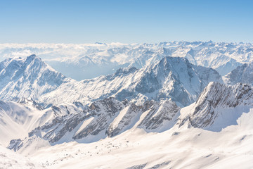 Zugspitze Alpen Schnee Landschaft