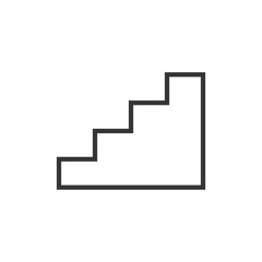Stairs Icon Vector Illustration
