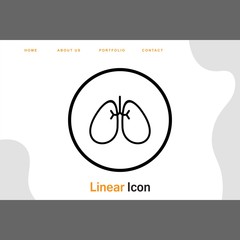 Lungs Icon For Your Design,websites and projects.