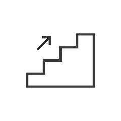 Stairs Icon Vector Illustration