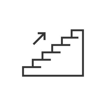 Stairs Icon Vector Illustration