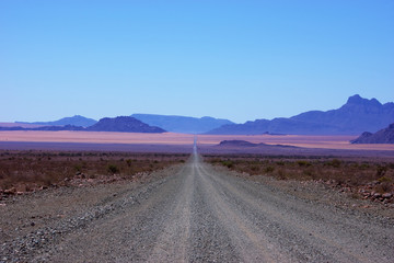 road in desert