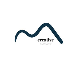 Simple Creative Mountain Design Logo Template. Mountain vector logo