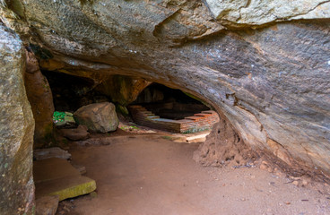 Cave at Vessagiriya, Anuradhapura, Sri lanka