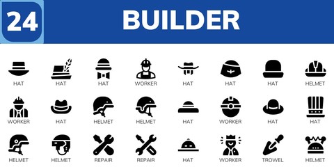 builder icon set