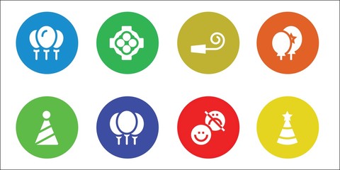 happiness icon set