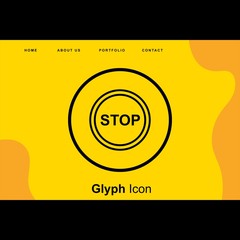 Stop Icon For Your Design,websites and projects.