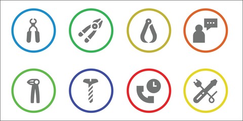 Modern Simple Set of fix Vector filled Icons