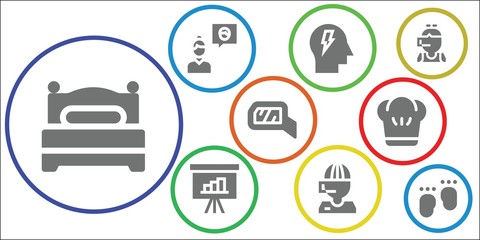 Fototapeta premium person icon set