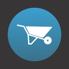 Wheelbarrow Icon For Your Design,websites and projects.