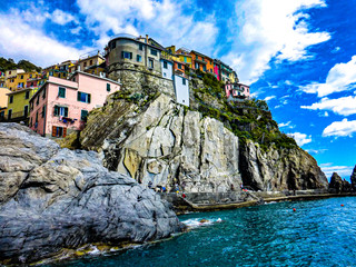  exploring the costal village of Monarola, which is a small village in the Liguria region of Italy known as Cinque Terra