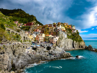 Exploring the costal village of Monarola, which is a small village in the Liguria region of Italy known as Cinque Terra
