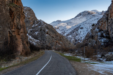 Mountain road in Armenia