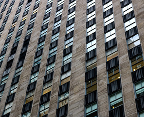 Fensterfront eines Hochhauses in New York