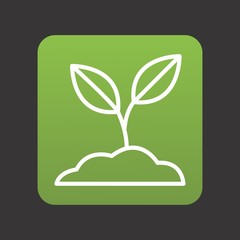 Soil Plant Icon For Your Design,websites and projects.