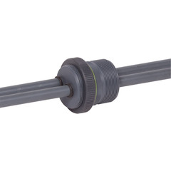 Fototapeta premium Industrial water liquid level meter for barrel isolated on white.