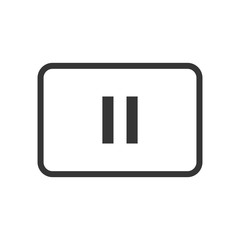 Pause Icon Vector Illustration