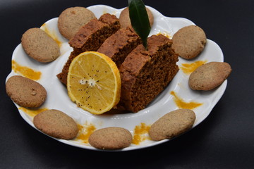 assiette de gâteaux