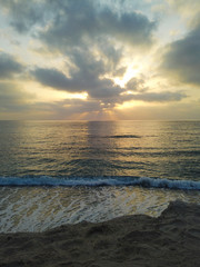 Sunset in Calabria, Italy