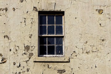 Fototapeta na wymiar old window in the wall