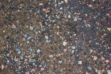 background with colored stones