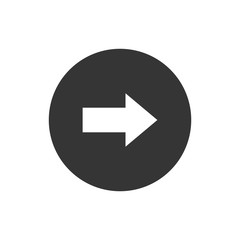 Next Button Icon Vector Illustration