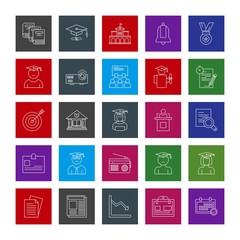 25 User interface Icon set for web and mobile applications