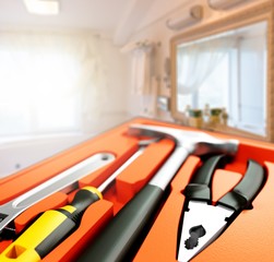 Naklejka premium Toolbox.