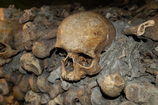 Catacombes de Paris human remainings