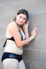 Plus size female beauty.