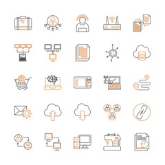 Simple Set of Universal Related Color Icons