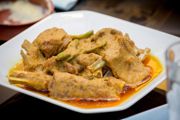 Nawabi food – Mutton curry with gravy. This types of food are too flavourful and delicious.