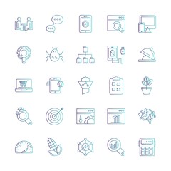 Set Of Universal 25 Icons