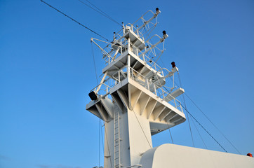 Turm auf einem Kreuzfahrtschiff