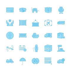 Set Of 25 Universal Icons For Mobile Application and websites