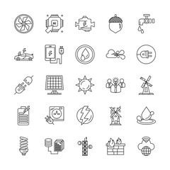 Set Of Universal Icons For Mobile Application and websites